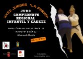 Este sábado se celebra el Campeonato Regional de Judo de las categorías Infantil y Cadete