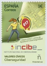 Correos presenta en Len un sello dedicado a la Ciberseguridad