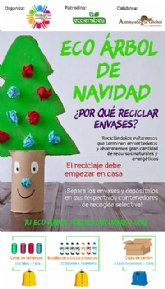 CONSUMUR invita a instalar un Eco Árbol de Navidad para fomentar el reciclaje entre los más pequeños