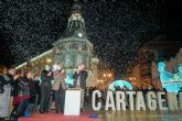 Cartagena estrena su iluminación navideña, belén y mercadillo junto al puerto