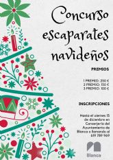 El Ayuntamiento de Blanca convoca un concurso de escaparates navideños