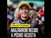 Mazarrón recibirá a Pedro Acosta el próximo sábado 9 de diciembre