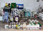 La Guardia Civil desmantela una organizacin criminal dedicada a la sustraccin de abonos y productos fitosanitarios