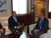 El Presidente de la Comunidad, Pedro Antonio Snchez, recibe al Colegio Oficial de Periodistas de la Regin de Murcia