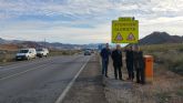Mejora de la señalización en la intersección de la carretera Mazarrón-Águilas