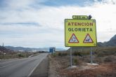 La Comunidad mejora la señalización en la intersección de la carretera de Mazarrón a Cañada de Gallego