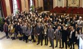 José Ballesta da la bienvenida a la ciudad a estudiantes universitarios internacionales de 20 países