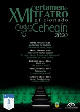 El XVII Certamen de Teatro Aficionado ‘Ciudad de Cehegn’ comienza el prximo viernes