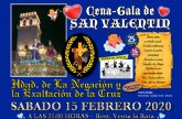 La Hermandad de La Negacin celebrar su Cena-gala de San Valentn el sbado 15 de febrero