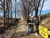 Comienzan las obras de la Senda Verde en el Riacho de la Morda acondicionando los caminos para el disfrute de los peatones