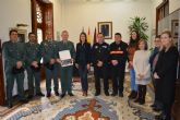 El Ayuntamiento de guilas reconoce la labor de Antonio Snchez al frente de la Unidad de Violencia de Gnero de la Guardia Civil
