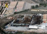 La Guardia Civil detiene a un ciudadano chino por el incendio intencionado de varias naves industriales