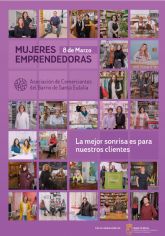 Dia de la Mujer Trabajadora en los Comercios Barrio de Santa Eulalia Murcia
