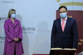 Toma de posesin de Alfonso Cutillas, nuevo secretario general de la Consejera de Empresa, Industria y Portavoca