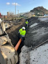 El Ayuntamiento de Lorca finaliza la reparacin de la red de agua potable en Ramonete tras las averas causadas por las lluvias