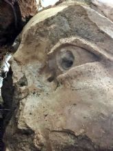 Huermur solicita el rescate y conservación de los restos del primer Cristo de Monteagudo de 1926