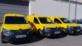 Correos estrena cuatro furgonetas elctricas en Cartagena