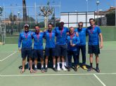 El totanero Pedro C�novas campe�n de Espa�a +35 con el equipo del Real Murcia Club de Tenis