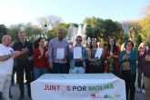 Izquierda Unida, Ms Regin y Verdes Equo presentan en Molina de Segura un acuerdo de coalicin municipal