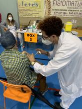 El pabellón 'Mireia Belmonte', listo para la segunda dosis de las vacunas a personas de 75 a 79 años