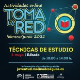 La Concejalía de Juventud de Molina de Segura ofrece dos actividades online el sábado 8 de mayo, incluidas en el programa TOMA LA RED