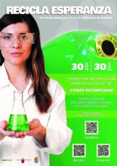 El Ayuntamiento de Molina de Segura colabora con Ecovidrio en la campaña RECICLA ESPERANZA, en pro de la lucha contra el cambio climtico y el COVID-19