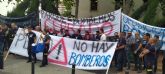 Bomberos del CGT en lucha por el incumplimiento de los acuerdos para publicar nuevas plazas