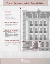 Solo el 5 % de los edificios en Murcia es plenamente accesible para las personas con movilidad reducida