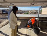 El Ayuntamiento de Lorca realiza una intervenci�n en el antiguo convento de La Merced para reparar los da�os causados por la DANA del a�o pasado