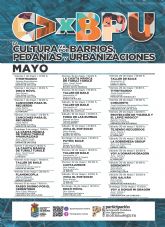 Molina de Segura apuesta por una cultura cercana y participativa con el programa En Molina, la Cultura va por Barrios, Pedan�as y Urbanizaciones durante el mes de mayo