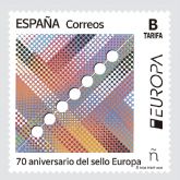 Correos emite un sello dedicado al 70 aniversario de la serie filat�lica �Europa�