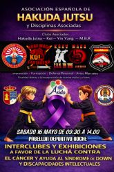 Presentado el cartel del evento solidario de hakuda jutsu a favor de la aecc y asido