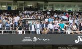 La corporacion municipal muestra su apoyo al Cartagena FC en la fase play off por el ascenso a Segunda Division