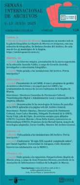 La Comunidad celebra la Semana Internacional de los Archivos con exposiciones, conferencias y visitas guiadas