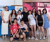 Encuentro de la concejala de Juventud, Ana Salmer�n, con los corresponsales juveniles del I.E.S. Diego Tortosa