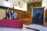 Miguel Ángel Ferrer 'Mista' cede al Ayuntamiento de Caravaca un retrato del siglo XIX atribuido al pintor caravaqueño Rafael Tegeo