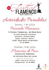 El XXVI Festival Flamenco de San Pedro del Pinatar comienza con moda y un homenaje a Paco de Lucía