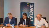 Froet recibe la visita del consejero de Fomento, en su primer acto institucional