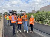 Avanzan las obras de mejora del camino rural de La Venta en Santomera, con una inversin de casi medio milln de euros