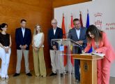 Murcia y la CARM firman un protocolo para impulsar inversiones hidr�ulicas estrat�gicas en el municipio