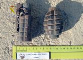 La Guardia Civil neutraliza varios explosivos localizados en los trminos municipales de Mahora y Tobarra
