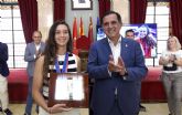 Murcia homenajea a Silvia Lloris, campeona de Europa y del Mundo de ftbol