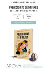 El Museo Nacional de Arqueologa Subacutica ARQVA proyecta Las cartas perdidas de Amparo Climent y acoge la presentacin de Prehistoria de mujeres de Marga Snchez Romero