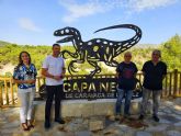 Caravaca crea un mirador en el Barranco del Gredero, uno los cinco monumentos naturales de la Regi�n de Murcia, donde se localiza la Capa Negra