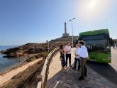 El refuerzo regional del servicio de autob�s en La Manga registra m�s de 594.000 viajeros este verano