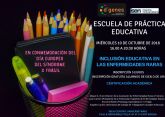 El 10 de octubre, tendr lugar una jornada sobre inclusin educativa en enfermedades raras, organizada por ISEN y DGenes