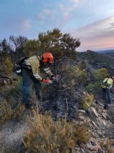 Los bomberos controlan dos incendios forestales en Torreagera y Sangonera la Verde