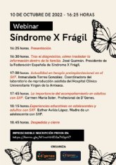 El próximo 10 de octubre D´Genes ha organizado un webinar sobre el Síndrome X Frágil