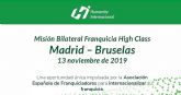 Humanity Internacional organiza la primera 'Misin Bilateral Franquicia High Class' Madrid-Bruselas