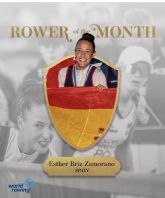 La aragonesa Esther Briz, remera del mes por World Rowing